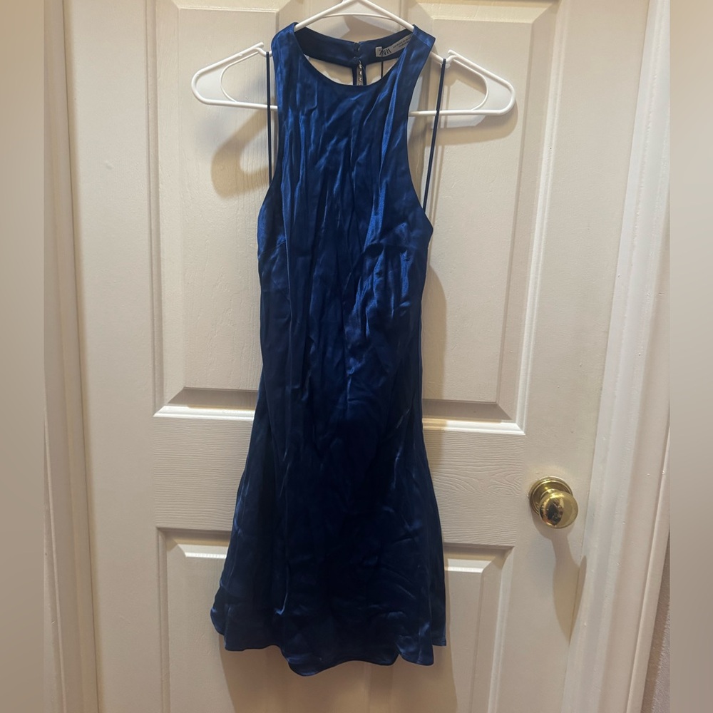 Zara Royal Blue Mini Dress